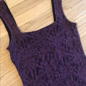 Free People purple floral pattern dress